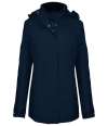 KB6108 K6108 Kariban Ladies Parka Jacket Black colour image